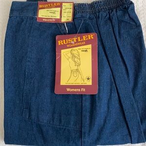Vintage wrangler rustler jeans NWT!